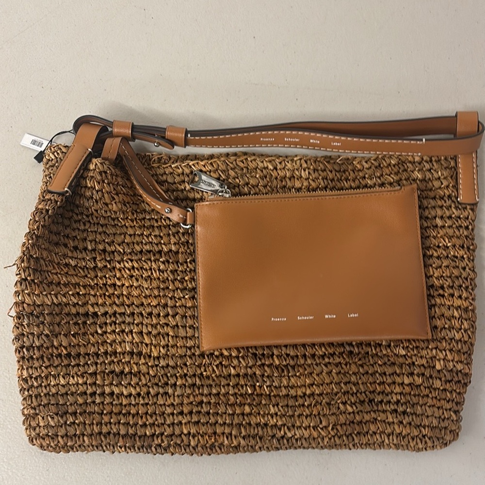 Proenza Schouler Brown Woven Shoulder Bag - Picture 2 of 11